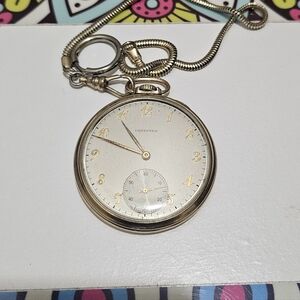 Slim Longines Pocket Watch 10K GF